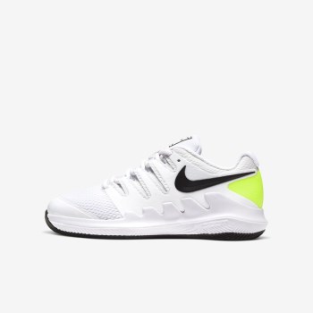 Nike Court Jr. Vapor X - Nagyobb Gyerek Teniszcipő - Fehér/Fekete